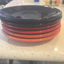 FIESTAWARE Mixed Colors Salad Plate Lot of 6 Fiesta 7 1/4" Rainbow