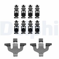 ZubehöRsatz Scheibenbremsbelag Delphi LX0724 FüR Vw Touareg CR7 RC8 Tfsi 4Motion