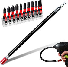 Flexible Drill Bit Extension Screwdriver Bit Holders, 1PACK 12Inches Flex Shaft