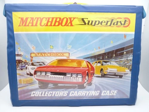 VINTAGE MATCHBOX SUPERFAST 48 CAR COLLECTORS EMPTY CARRY CASE 1970 CLEAN