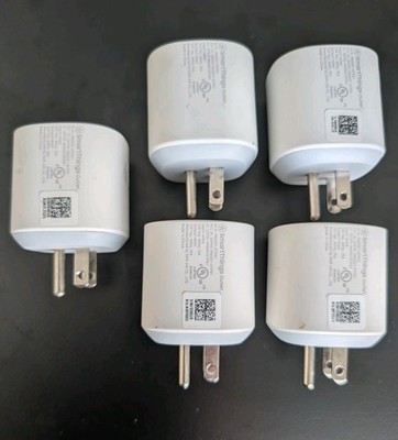 Lot of 5 SmartThings, Samsung, Outlet, control lights, Free Shipping