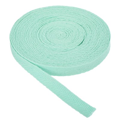 Baumwollköperband 3/8'' 10 Yards Baumwollband Schrägband Webbing Frisches Grün