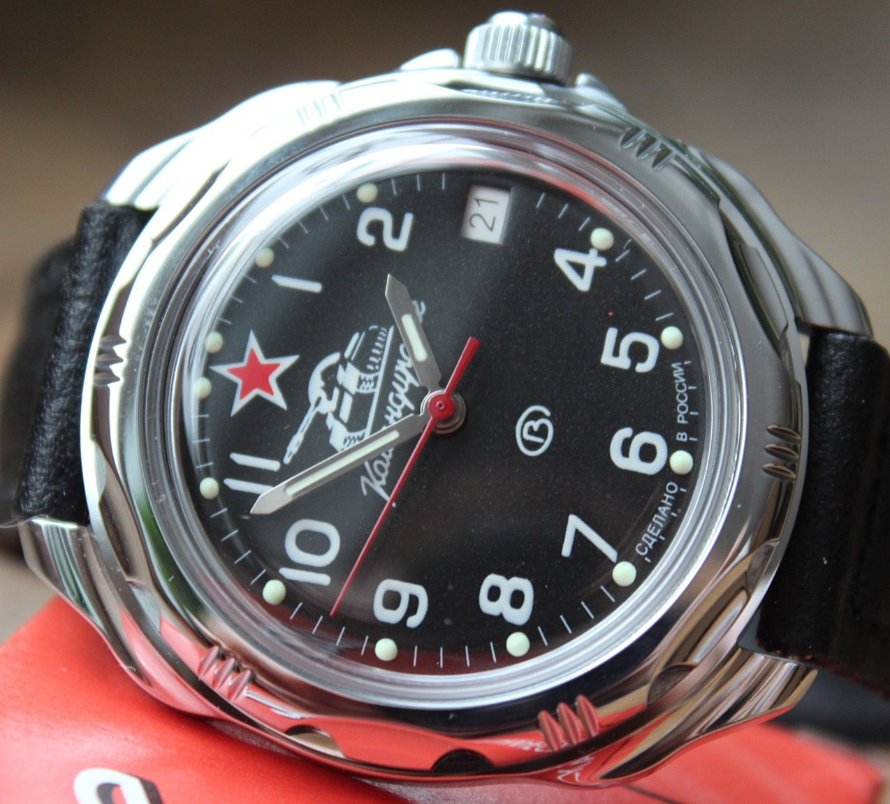 Vostok Komandirsky Mechanical Manual Winding Wrist Watch 211306