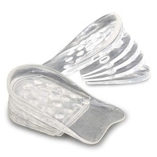 Dr.Foot Adjustable 5-Layer Height Increase Insoles, Silicone Heel Cushion Ins...