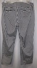 New York & Company B&W Gingham Capris Size 8 — photo 2