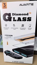 3 Pack Screen Protector Nintendo Switch Tempered Diamond Glass w Alignment Frame