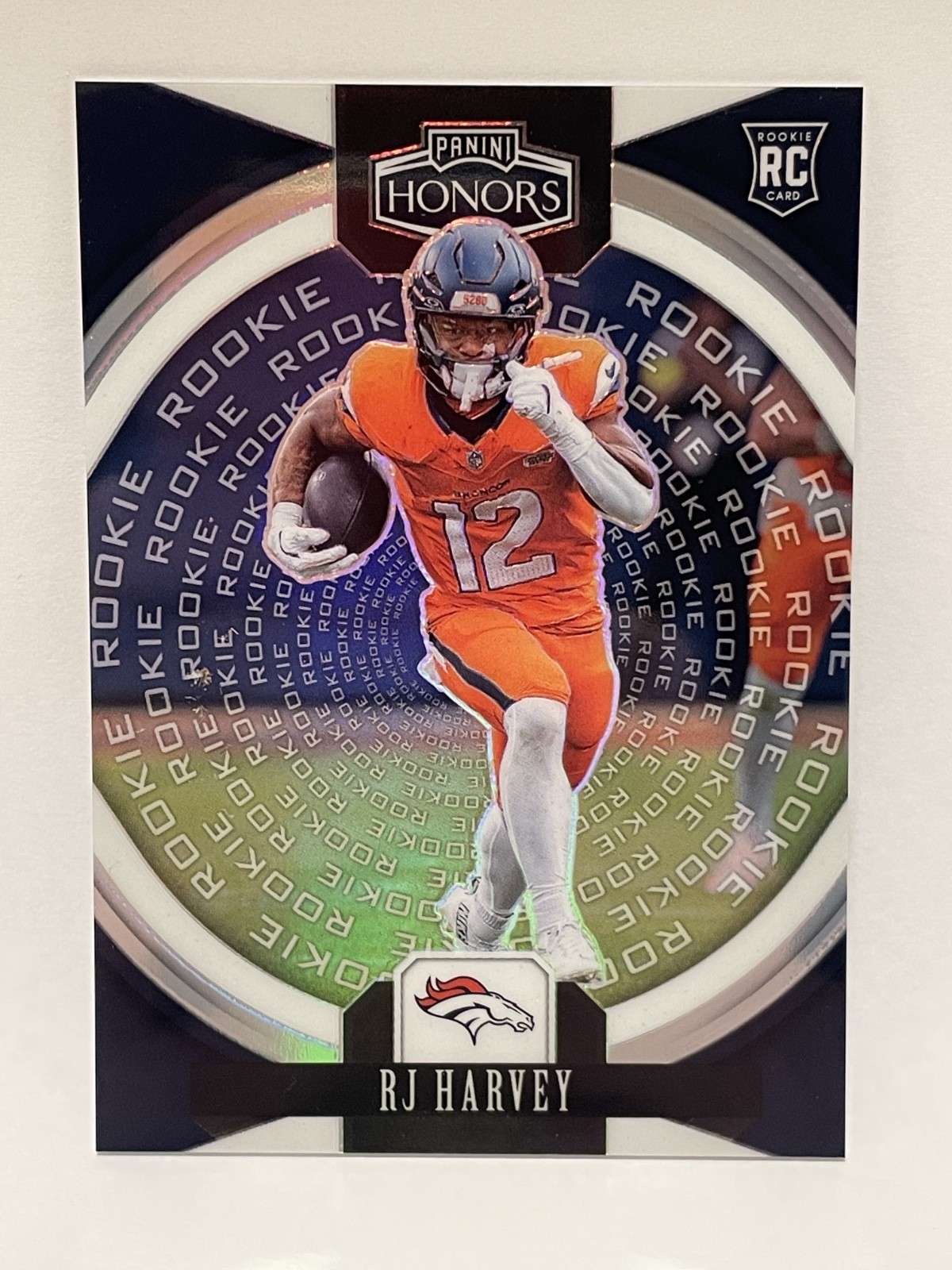 2025 Panini Honors RJ Harvey Platinum Rookie /99