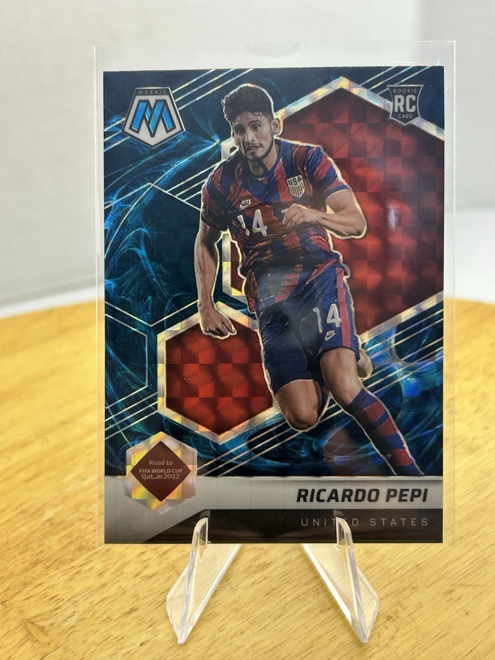 2021–22 мозаика FIFA Road To World Cup Рикардо Пепи GENESIS PRIZM SSP ЧЕХОЛ RC NO99 - Изображение 2 из 4