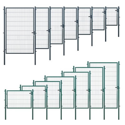 Stabmattentor Breite: 100/120/150 cm Zauntor Gartentür Gartenpforte Gartentor