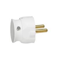 Helmo Tragbarer Stecker 2P 16A Niedrig Weiß 50183 050183