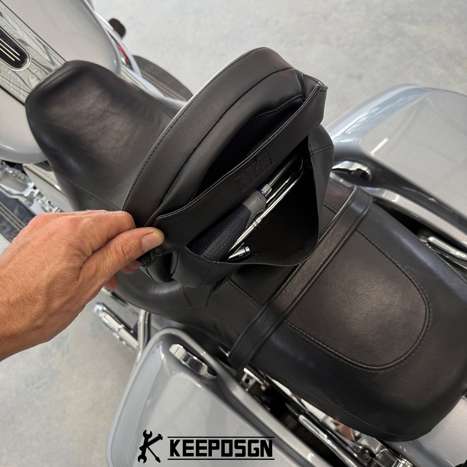 Harley Rider Pad Adjustable Plug-in Driver Rider Backrest Pad For Harley Tri Glide Ultra ...