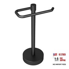 Hand Towel Holder Stand Countertop Towel Rack Free Standing Towel Pro Black
