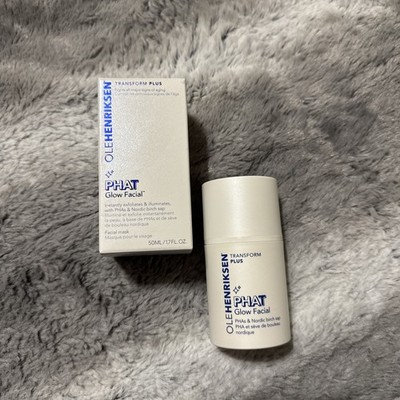 OLE HENRIKSEN PHAT Glow Mask Facial Exfoliating Transform Plus 1.7 Oz NIB 
