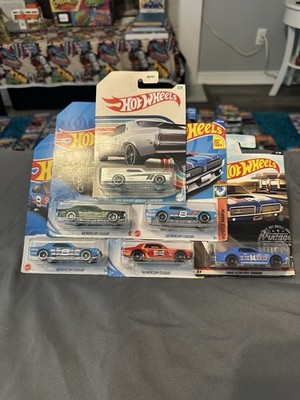 Hot Wheels 1960s Mercury Cougar Wicked Lot Of 6!!