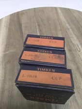 3- Timken L44610 Tapered Bearing Cup / Race ONLY 