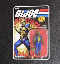 Super7 ReAction G.I. Joe Once a Man COBRA COMMANDER 3.75 O-Ring Action Figure