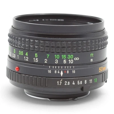 Minolta MD Rokkor 50 mm f/1,7 Objectif Standard Manuelle Mise au Point Ø55 - Photo 1/4