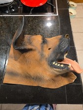 Dog mask/ German Shepherd/ Wild Dog/ Wolf/Scary Wild Vicious Animal (Halloween