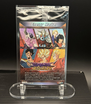 Dragon Ball Super Card Game Energy Marker M-26 Supreme Rivalry English -Sealed