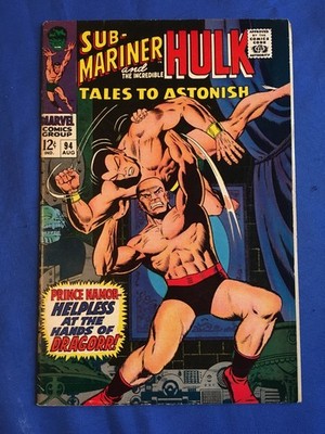 Tales to Astonish #94 VFN- (7.5) MARVEL ( Vol 1 1967) Hulk Sub-Mariner (5)
