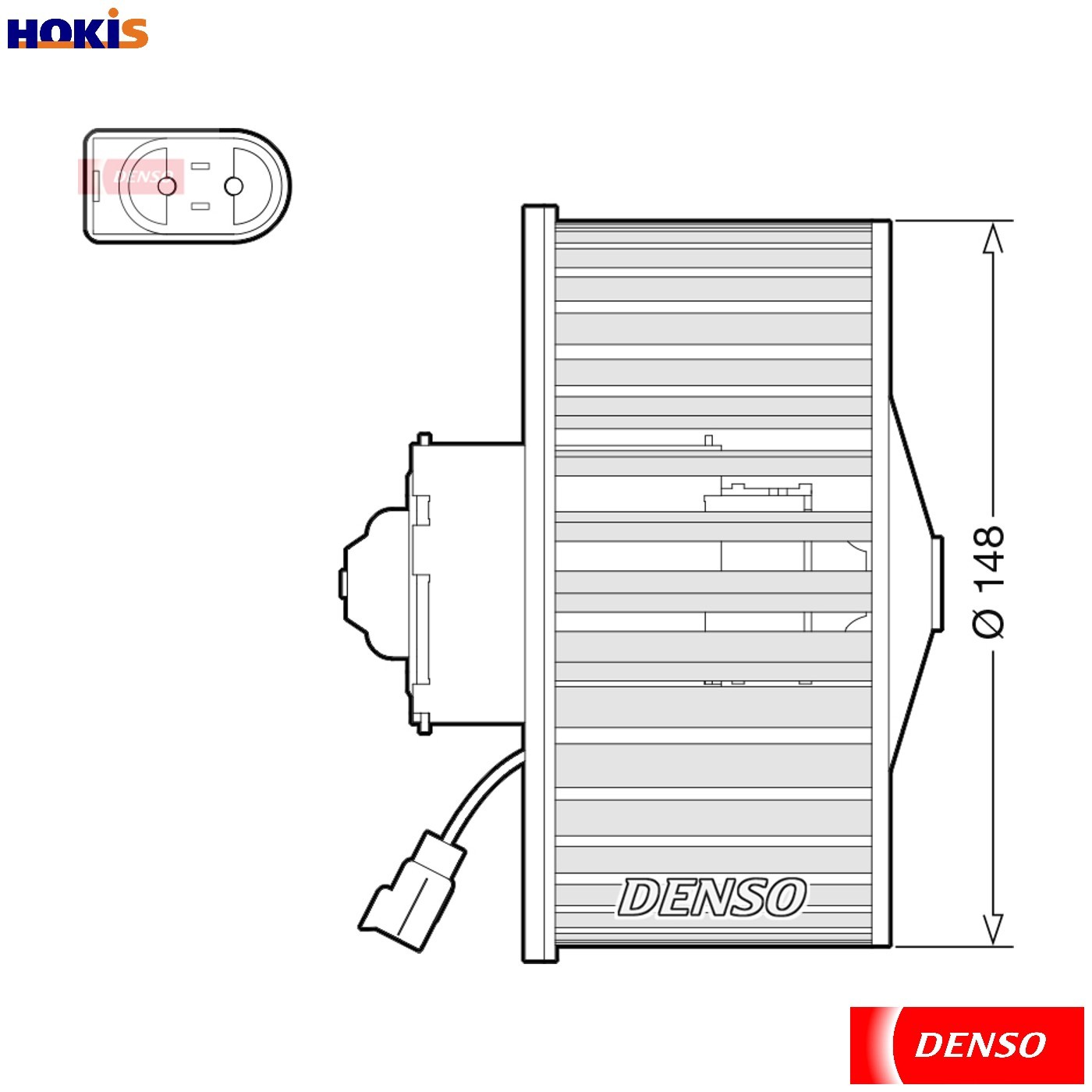 DENSO DEA10054 Interior Blower for FORD,MAZDA - Image 4