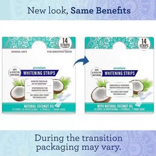 Coconut Mint Teeth Whitening Strips