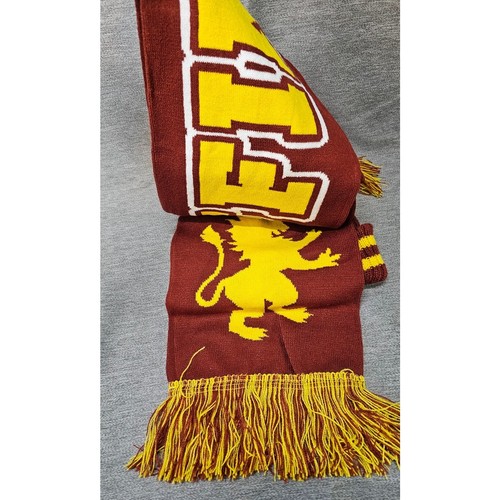 NWT Harry Potter Gryffindor Knit Hat & Scarf Set Collegiate Stripes Quidditch OS - Picture 6 of 6