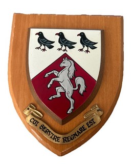 University Of Canterbury Heraldic plaque featuring crest Vintage Decor Shield