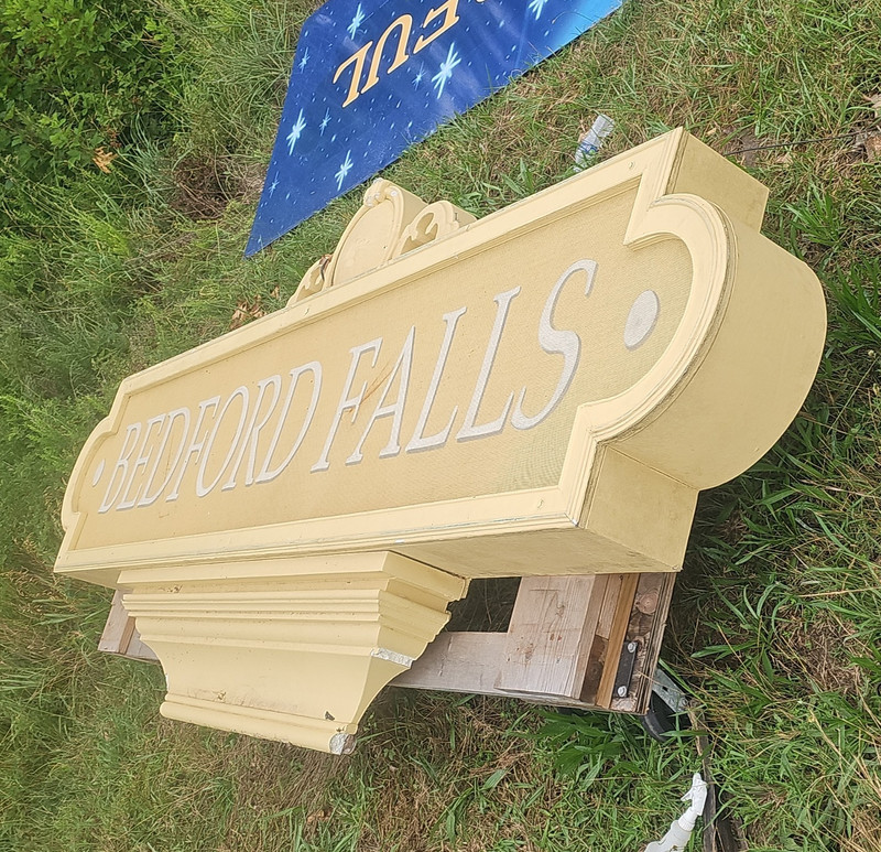 Its A Wonderful Life/Bedford Falls/Pottersville Large Neon Lightup Panelset 16'