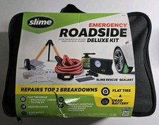Slime 50155 Deluxe Emergency Roadside Kit Wflat Tire Repair And Booster Cable Slime 50155 Deluxe Emergency Roadside Kit Wflat Tire Repair And Booster Cable