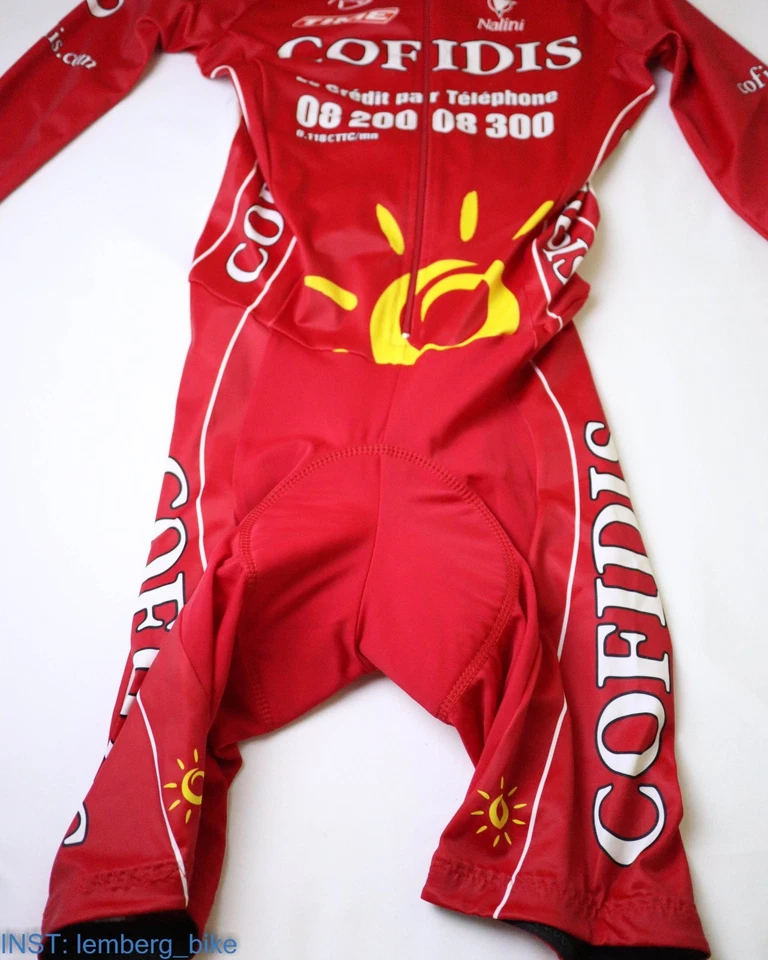 Traje de velocidad contrarreloj Damien Monier Cofidis Nalini UCI (M) #363 Foto 3 de 4