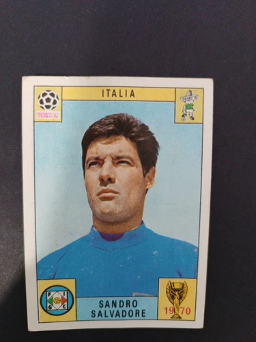 FIGURINA SALVADORE 1970 ITALIA ALBUM CALCIATORI MEXICO 70 PANINI 1970 RECUPERO 