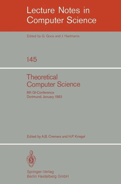 A. B. Cremers (U. A.) | Theoretical Computer Science | Taschenbuch | Englisch-image