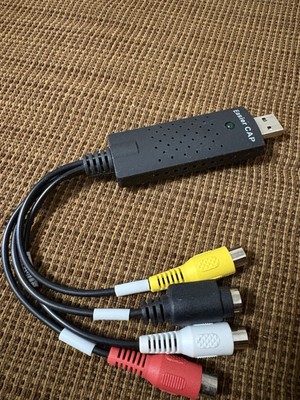 Easier CAP USB 2.0 Video Capture TV DVD VHS DVR Recorder Adapter