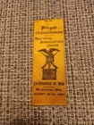 1889 MILWAUKEE,  WISCONSIN  NATIONAL UNION EX-PRISONER OF WAR DELEGATE RIBBON