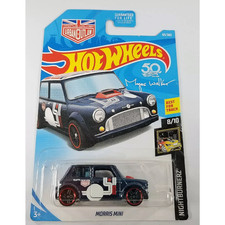 Hot Wheels Morris Mini Dark Blue 2018 #65/365 Nightburnerz #8/10 2765 FQ