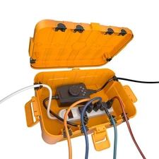 Large Outdoor Electrical Box, IP54 Waterproof Extension Cord Cover Weatherproof