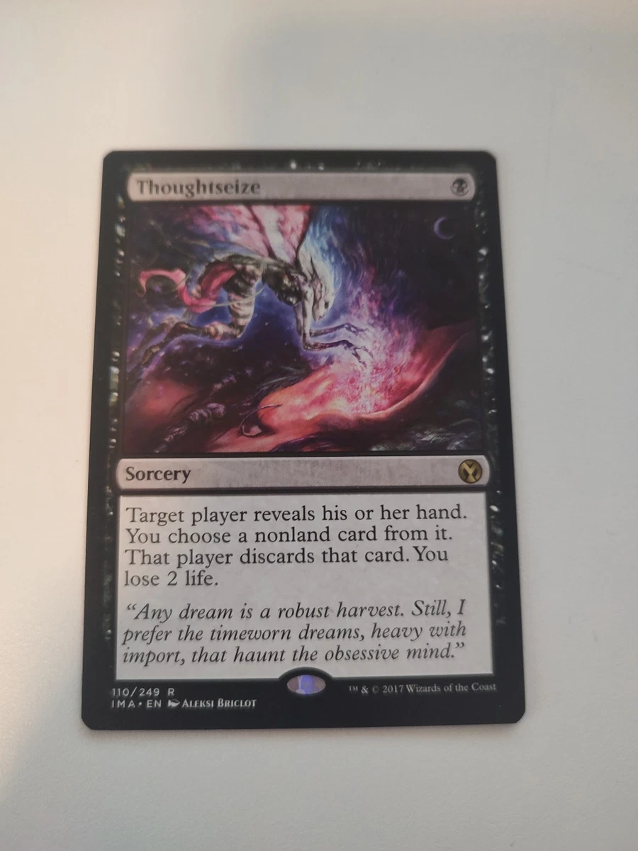 Thoughtseize Magic: The Gathering Iconic Masters Rare Collectible
