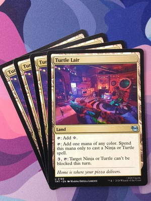 #ad Turtle Lair x 4 *% Off 2 TMNT NM MTG $2.50