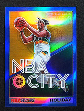 2019-20 Hoops Premium Stock NBA City Blue Jrue Holiday New Orleans Pelicans #20