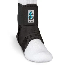 Ankle Brace Speed Lacer Large Black Orthopedic Support, Sprains Sports Recovery