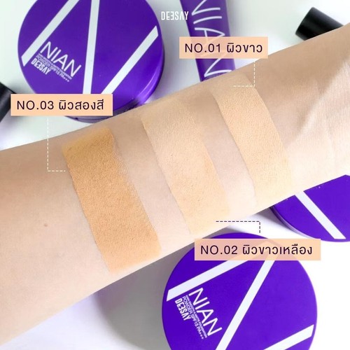 10 g DEESAY Nian Smooth & Matte Foundation Powder SPF 15 PA+++ Waterproof Face - Picture 2 of 11