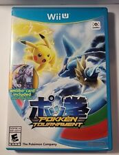 Wii U Pokken Tournament 2016 Fighting Rated Everyone Nintendo Pre-owned No Card