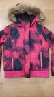 Athletech sz L 10-12 coat jacket spring fall hood with fur GORGEOUS — photo 2