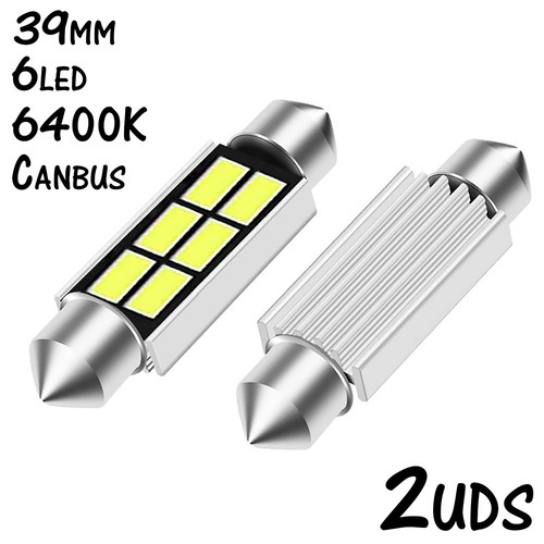 Bombillas de Interior Exterior para Coche LED T10 C5W Canbus 5630 Festoon Moto - Imagen 3 de 5