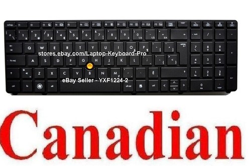 Keyboard for HP EliteBook 8760W 8770W - CA Canadian Backlit - 第 1/2 張圖片