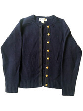 Womens Wool Appleseeds S PS Button Up Cardigan Sweater