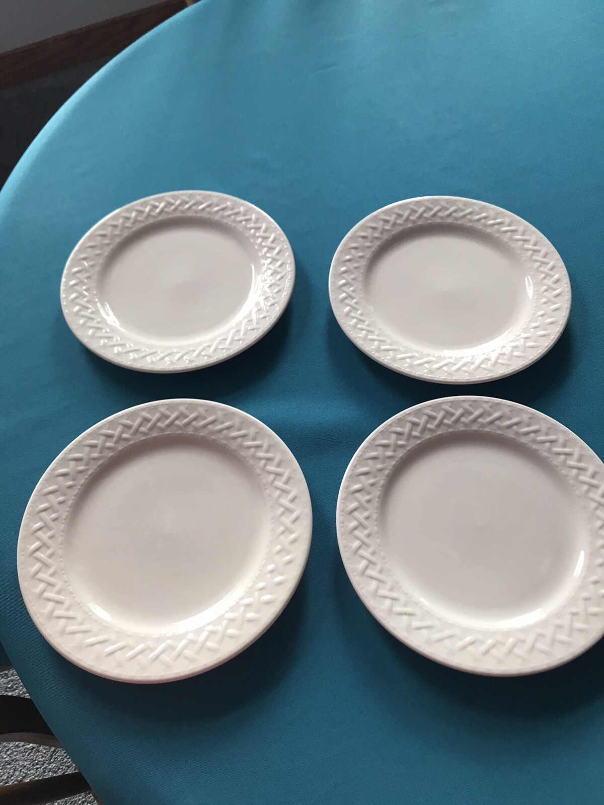 Philippe Richard TRELLIS Salad/Bread Plates White
