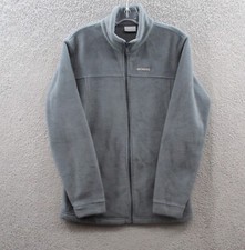 Columbia Sweater Girls Extra Large Gray Outdoor Fleece Full Zip Kids 18-20