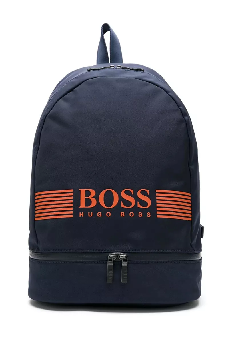 Authentic BOSS Pixel logo Nylon backpack rrp 210